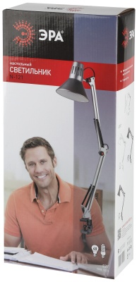 Светильник настольный на струбцине белый N-121-E27-40W-W ЭРА