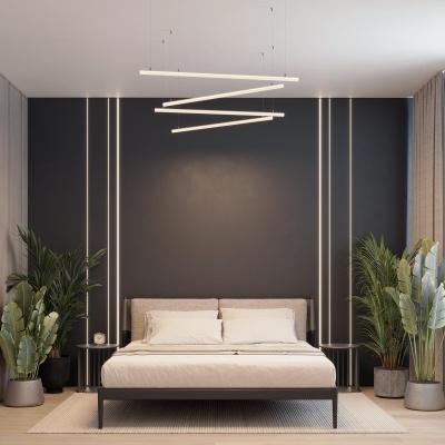 Лента светодиодная COB-X320-8mm 24V Day4000 (8 W/m, IP20, 5m) (ARL, 320 LED/m)