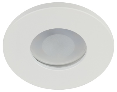 Светильник встраиваемый влагозащищенный WR3 WH MR16/GU5.3, IP44, белый