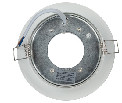 Светильник встраиваемый KL35 А WH /1 под лампу Gx53 поворотный 220V 13W белый (80/960)