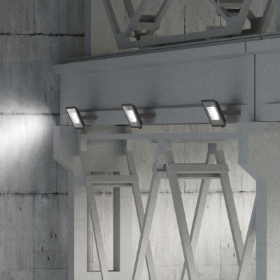 Прожектор светодиодный ДО 200 Вт 21000 лм 6500К AC 220В IP65 290х32х400мм матрированное закаленное стекло Qplus Gauss