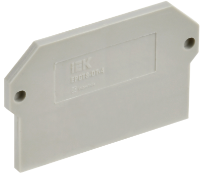Заглушка для CTS-DT 4мм2 серая IEK