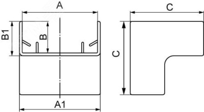 Угол внутренний 15x17 AIM In-liner