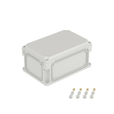 Корпус IP66/IP67, 300х200х146 мм, без МП, с фланцами, непрозрачная крышка H= 21 мм