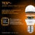 Лампа светодиодная LED 6.5 Вт 520 лм 3000К шар P45 теплый E27 AC 220В Black Gauss