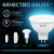 Лампа светодиодная LED 9 Вт 830 лм 4100К софит MR16 нейтральный GU5.3 AC 220В Black Gauss